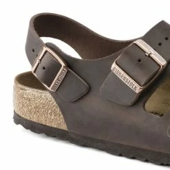 Top 10 ⭐ Birkenstock Milano Oiled Leather Habana 👍 -women-sandals sale 34871 detail 1