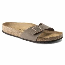 New 💯 Birkenstock Madrid Birko-Flor Nubuck Mocha Mocha ⌛