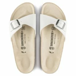 Brand new ⭐ Birkenstock Madrid Birko-Flor White 👍 -women-sandals sale 40731 top