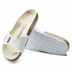 Brand new ⭐ Birkenstock Madrid Birko-Flor White 👍 -women-sandals sale 40733 sole