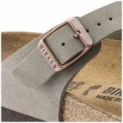 Best deal ⭐ Birkenstock Gizeh Birko-Flor Nubuck Stone Stone 😉 -women-sandals sale 43393 detail 1