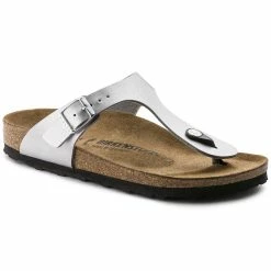 Deals π Birkenstock Gizeh Birko-Flor Silver π