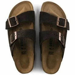 Buy 🔥 Birkenstock Arizona Suede Leather Mocha ⌛ -women-sandals sale 51903 top
