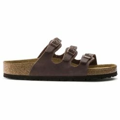 Best deal ⭐ Birkenstock Florida Oiled Leather Habana ✔️ -women-sandals sale 53901 side