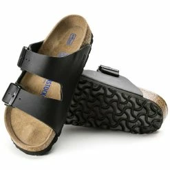 Budget 🧨 Birkenstock Arizona Birko-Flor Black 😉 -women-sandals sale 551253 sole