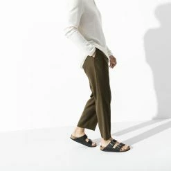 Cheapest 👍 Birkenstock Arizona Oiled Leather Black 🎁 -women-sandals sale 552113 detail 5