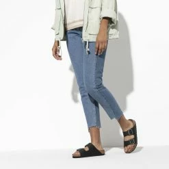 Cheapest 👍 Birkenstock Arizona Oiled Leather Black 🎁 -women-sandals sale 552113 f look f