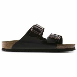 Best Sale 🤩 Birkenstock Arizona Smooth Leather Amalfi Testa Di Moro 😍 -women-sandals sale 552341 side