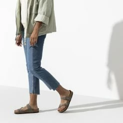 Hot Sale 🧨 Birkenstock Mayari Birko-Flor Nubuck Stone ⭐ -women-sandals sale 71071 f look f