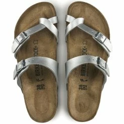 New 😍 Birkenstock Mayari Birko-Flor Silver ⌛ -women-sandals sale 71083 top