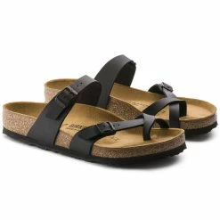 Best Sale 🛒 Birkenstock Mayari Birko-Flor Black 🌟 -women-sandals sale 71791 pair