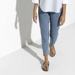 New ⭐ Birkenstock Gizeh Oiled Leather Tobacco Brown ⭐ -women-sandals sale 943813 f look f