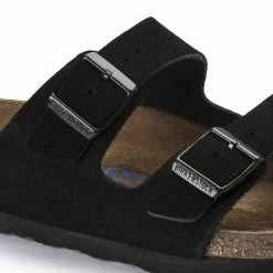 Hot Sale 🥰 Birkenstock Arizona Suede Leather Black ⌛ -women-sandals sale 951321 detail 1