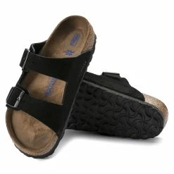 Hot Sale 🥰 Birkenstock Arizona Suede Leather Black ⌛ -women-sandals sale 951321 sole