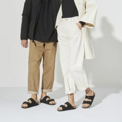 Hot Sale 🥰 Birkenstock Arizona Suede Leather Black ⌛ -women-sandals sale 951323 detail 7